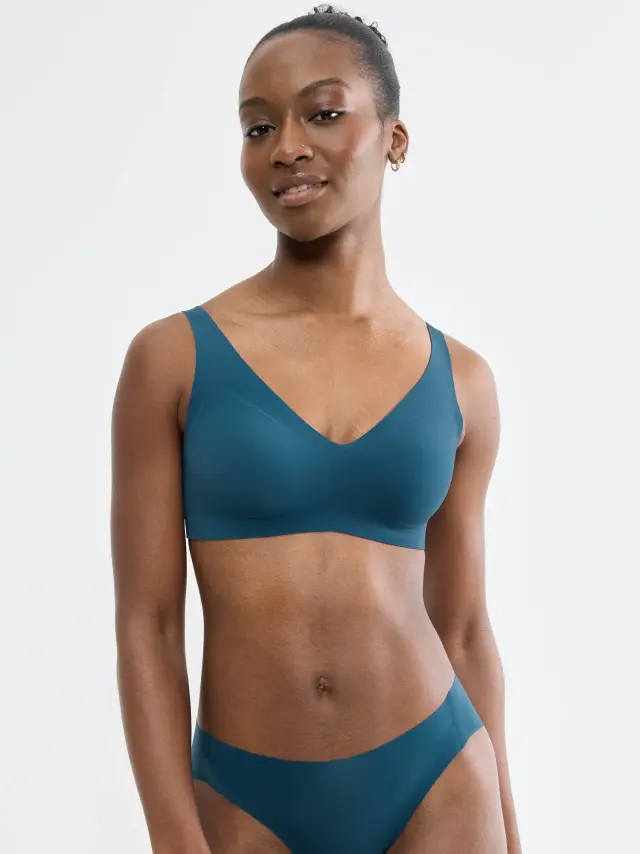 Sloggi Σουτιέν Zero Feel 2.0 Soft Bra Navy Blue