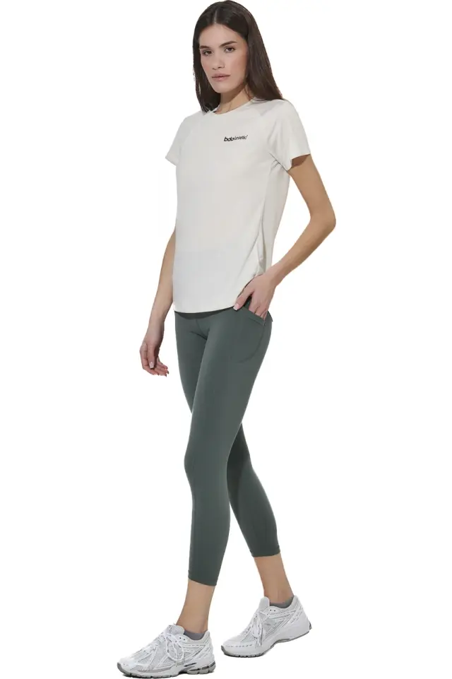 Body Action Sa Women's 7/8 Length Tights Balsam Green 011621-01-07A - XL 2