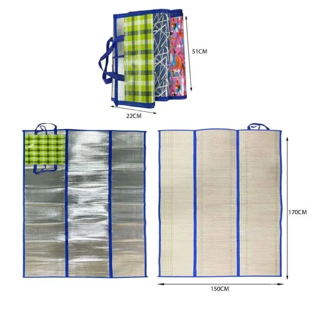 Ψάθα παραλίας 150x170cm - Bamboo beach mat 34094 2