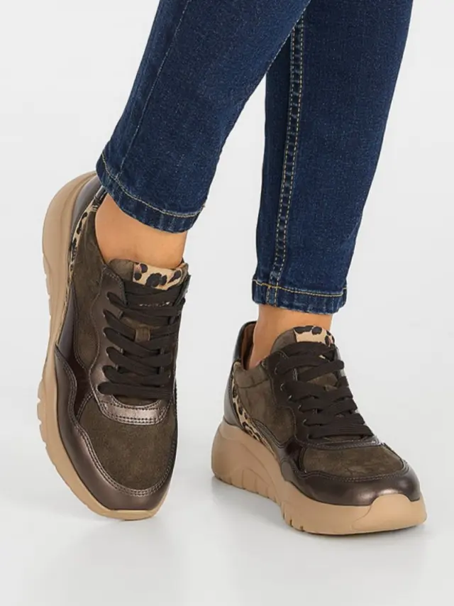 Gabor Sneakers Γυναικείο δέρμα/δέρμα Nubuck Καφέ GAB/73451 68-BRONCE 2