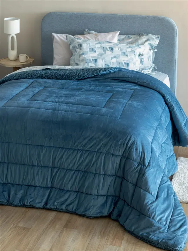 Κουβερτοπαπλωμα Υπερδιπλο Mono Collection 220x240 Mono Denim Palamaiki - ΥΠΕΡΔΙΠΛΟ 220 x 240