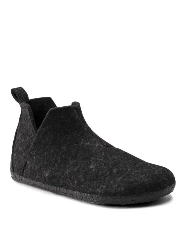Birkenstock Παντόφλες Unisex τσόχα Γκρί BIR/ANDERMATT 1017515 ANTHRAC 2