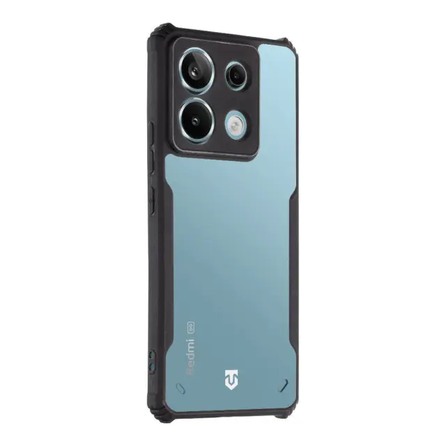 Tactical Quantum Stealth Cover for Xiaomi Redmi Note 13 Pro 5G Clear/Black 3