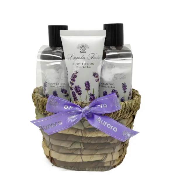 AURORA Gift Set Basket Lavender 3pcs