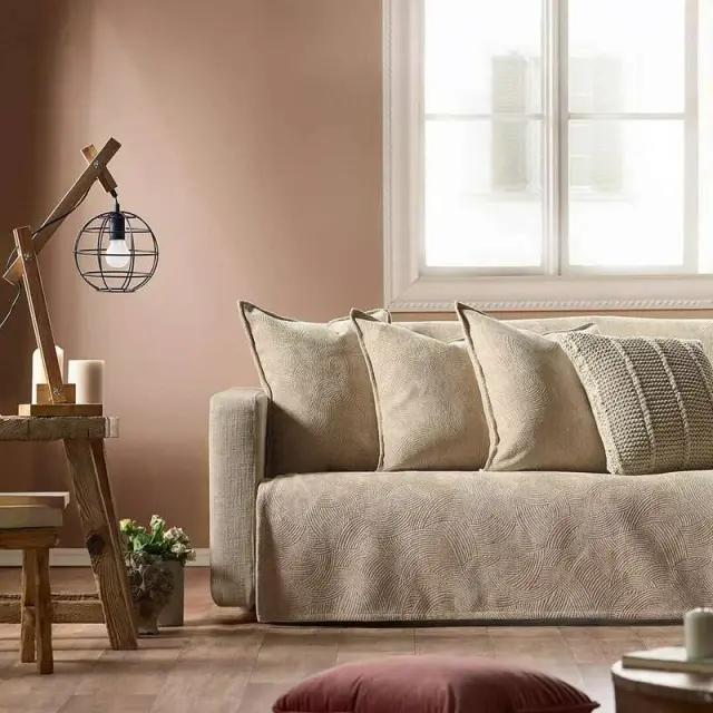ΡΙΧΤΑΡΙ ΠΟΛΥΘΡΟΝΑΣ NIMBUS 180X180 BEIGE GOFIS HOME 2