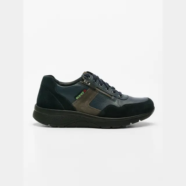 Mephisto/Sano Sneakers Ανδρικό δέρμα/δέρμα Nubuck Μπλέ SAN/AMORY BLUE