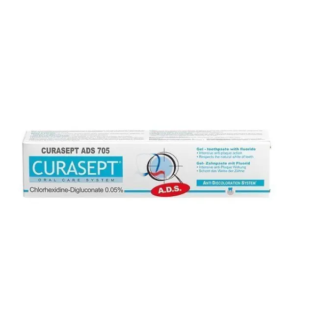 Curasept ADS 705 Οδοντόκρεμα Με Χλωρεξιδίνη Κατά της Πλάκας 75ml