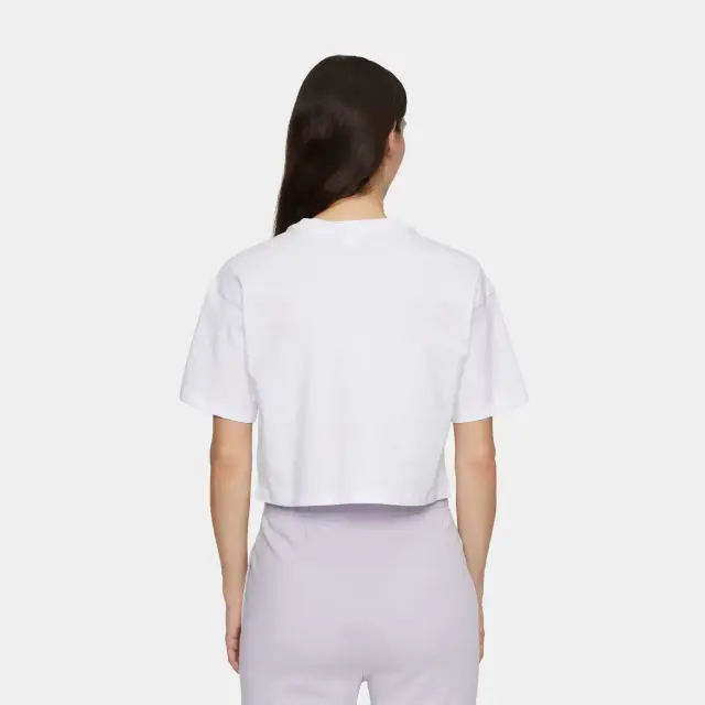 Fila - Γυναικείο Αθλητικό T-shirt Locri loose Cropped tee FAW1056-10001 Λευκό 2