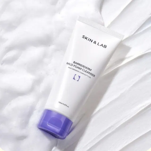 SKIN + LAB Barrierderm Mild Foam Cleanser Απαλός αφρός καθαρισμού με κεραμίδια 150ml 2