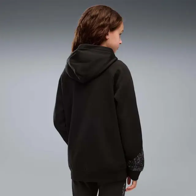 Puma Girl's Sport Animal Fleece Hoodie Μαύρο 694847-01 (Puma) 2