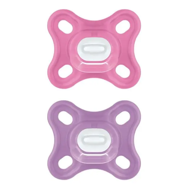Mam Comfort Πιπίλα 100% Σιλικόνης με Ενιαίο Σχεδιασμό – 2 Τεμάχια με Κουτί Αποστείρωσης