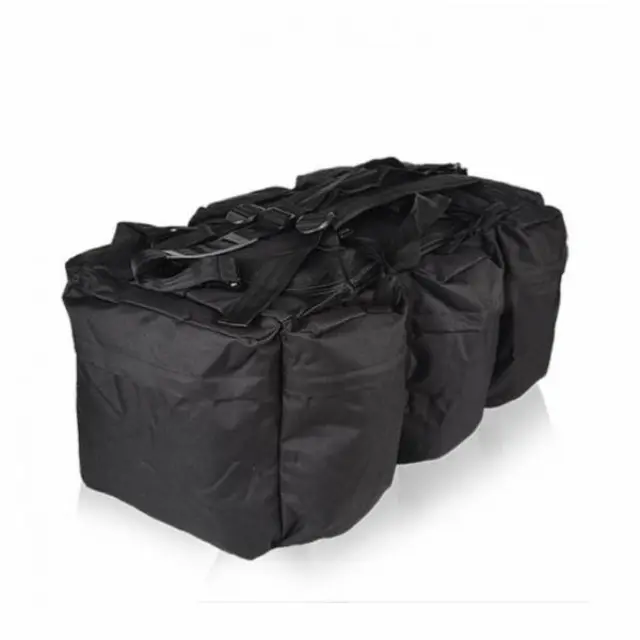 MIL-TEC BLACK COMBAT DUFFLE BAG TAP 98 LTR-ΣΑΚΟΣ ΜΕΤΑΦΟΡΑΣ ΜΑΧΗΣ 98 λίτρων - 01-Black-Μαύρο 2