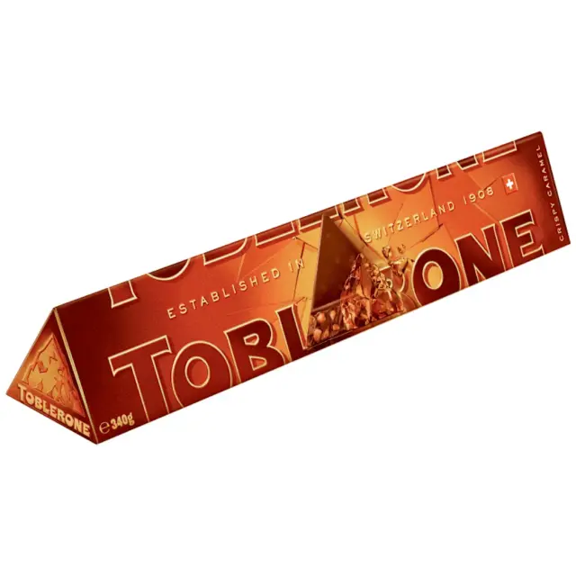 Toblerone Crispy Caramel 340gr (ΠΡΟΣΟΧΗ! Λιώνει!)