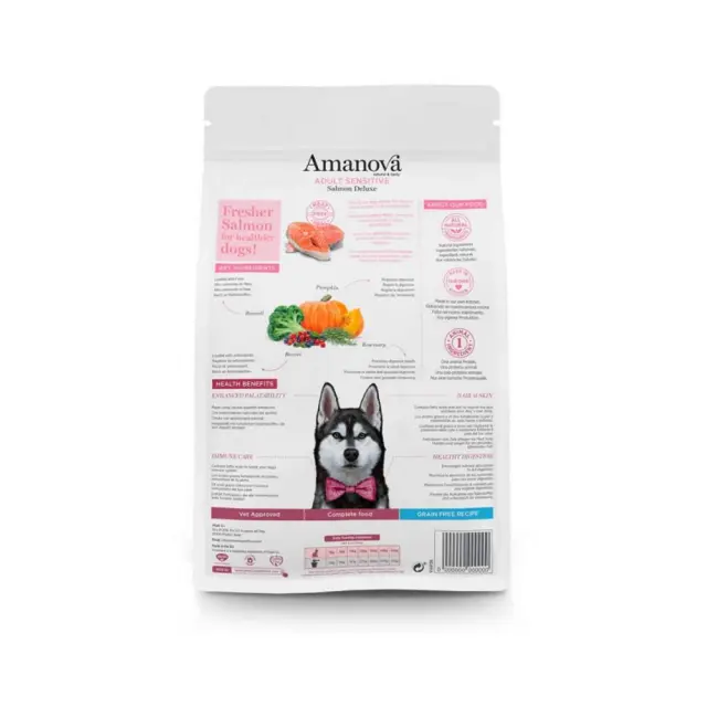 Amanova Grain Free Adult Sensitive Salmon 10Kg Μονόχρωμο 2