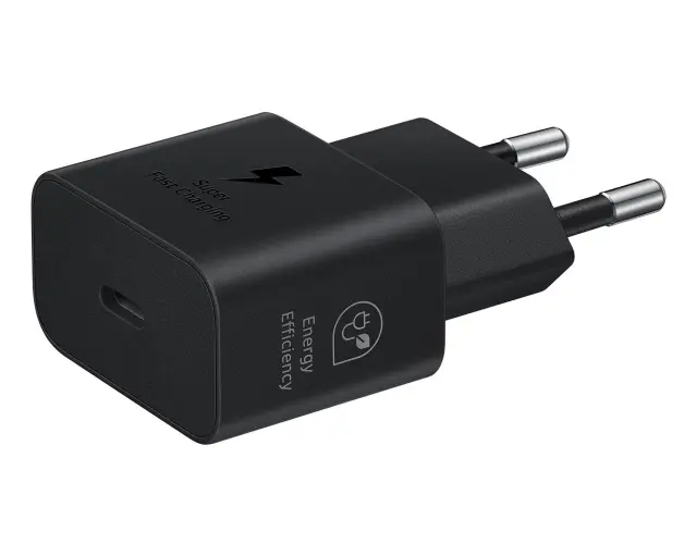 EP-T2510EBE + EP-DN980BBE Samsung USB-C 25W Travel Charger + USB-C Data Cable Black (OOB Bulk) 2