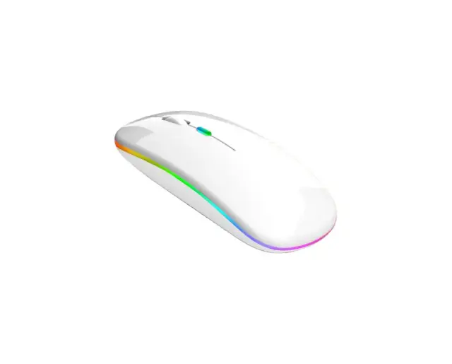 Weibo RF-6800 Ασύρματο Ποντίκι με RGB Φωτισμό - Κόκκινο 2