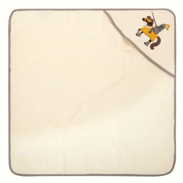Βρεφική Κάπα 80x80 400gsm Greenwich Polo Club Essential 8861 Beige-Yellow 100% βαμβακερό 2