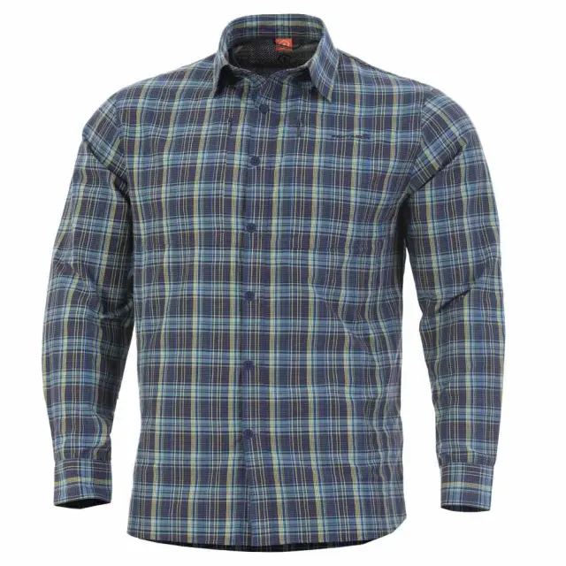 Pentagon QT Tactical Shirt-Πουκάμισο για Τακτική Χρήση - 05BC-Blue Checks-Καρό Μπλε