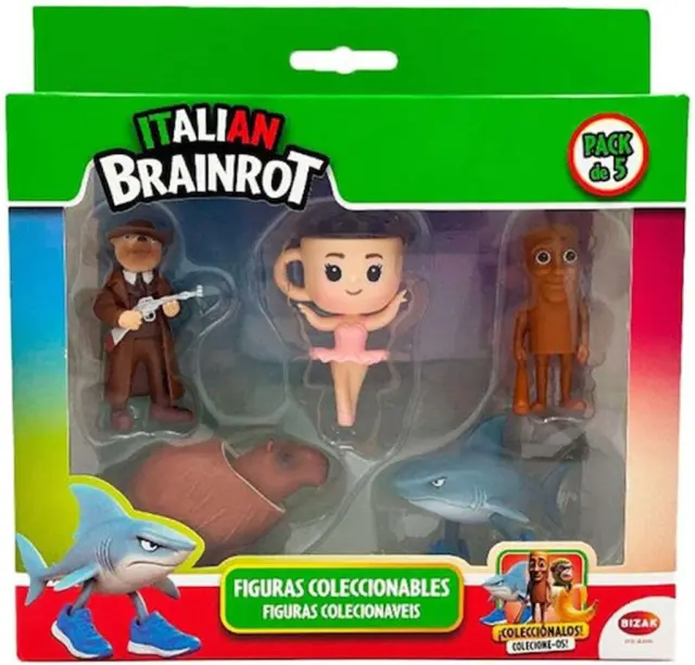 Italian Brainrot Σετ 5 Συλλεκτικές Φιγούρες 5εκ. / 35007601 (Giochi Preziosi)