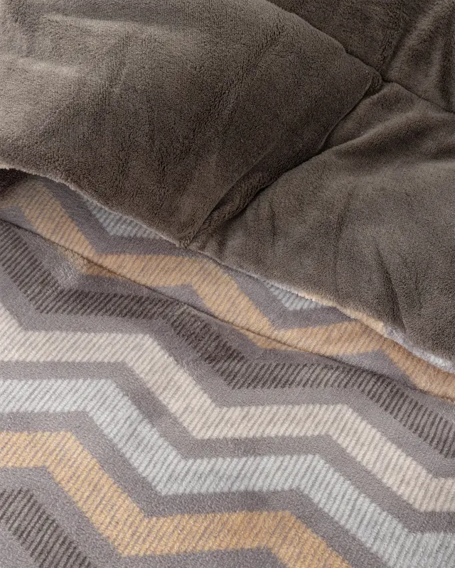 Κουβερτοπάπλωμα 240x260 King Size 720gsm Flannel Fleece Nima Tempo Multicolor 100% Πολυέστερ 2