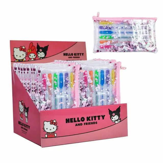 Σχολικό σετ Hello Kitty pack 6 gel pens-186807 2