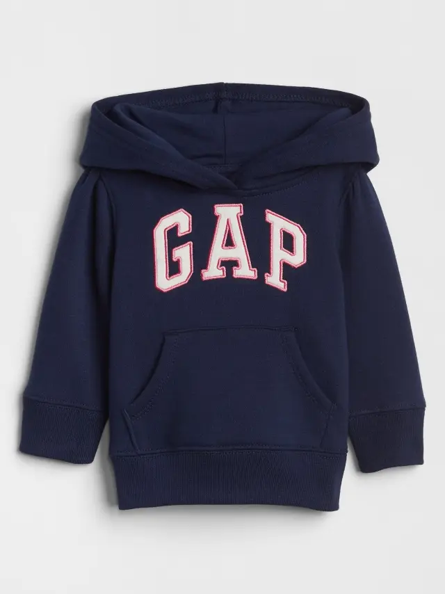 babyGap Gap Logo Φούτερ με Κουκούλα