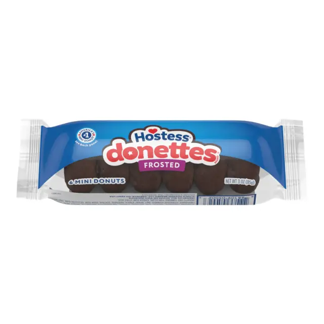 Hostess Mini Donettes 6pk Frosted Chocolate 85gr (ΠΡΟΣΟΧΗ! Λιώνει!)