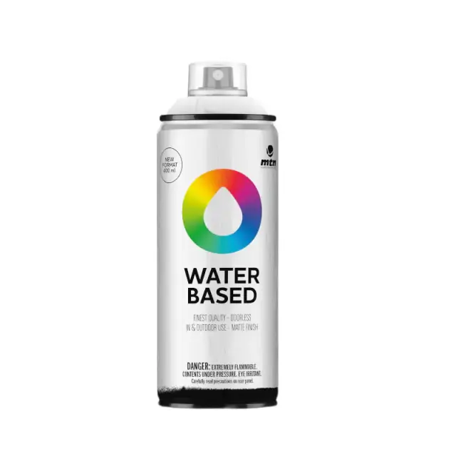 MTN Waterbased Spray Paint 400ml WB4 RV-9010 White