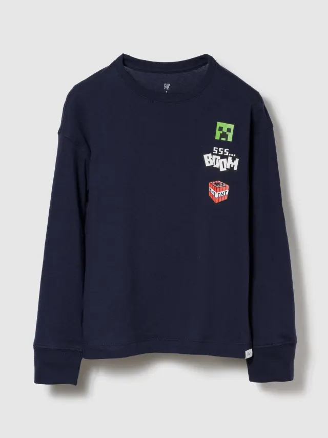 GapKids | Minecraft Graphic Μπλούζα blue - XXL