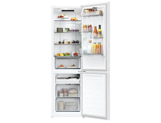 Ψυγειοκαταψύκτης Candy City Fresco 300 CNCQ2T518EW No Frost με Συνολική Χωρητικότητα 279L, Ενεργειακή κλάση E και Ύψος 182.5cmCNCQ2T518EW