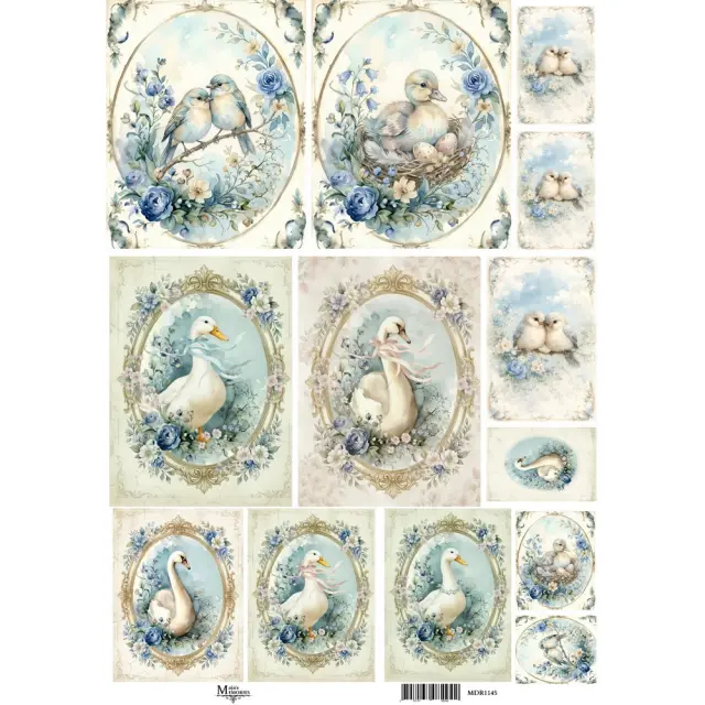 Ριζόχαρτο Maja's Memories, 30x42cm, Vintage ζωάκια, MDR1145
