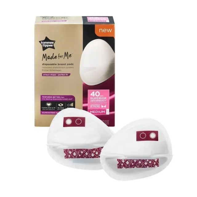Tommee Tippee Made for Me Επιθέματα Στήθους μιας Χρήσης - Medium 40pcs