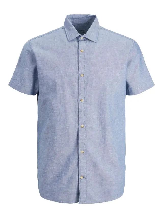 JJESUMMER SHIRT S/S S23 SN Faded Denim