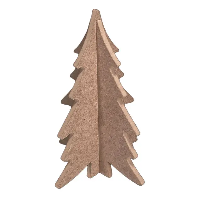 Artebella Ξύλινο MDF Διακοσμητικο 17x17x25cm