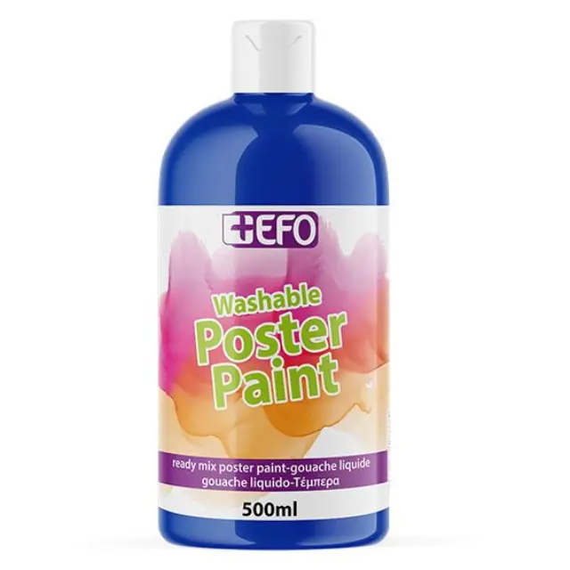 Τέμπερα +Efo 500ml Μπλέ