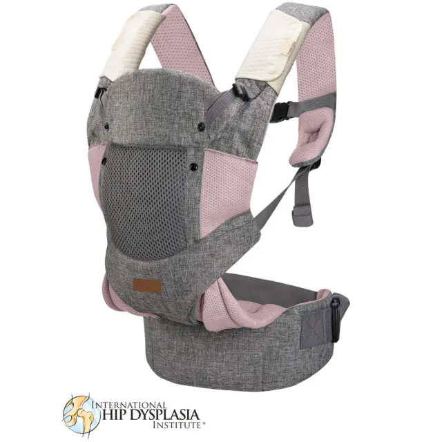FreeON Easy Move 3D Mesh Εργονομικός Μάρσιπος 3in1 Grey Pink 2