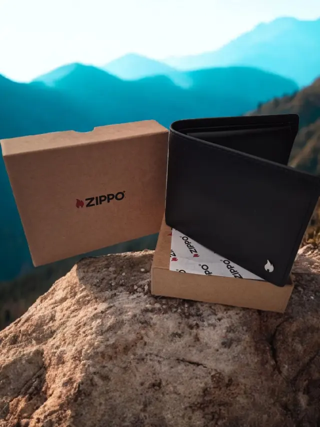 Zippo Πορτοφόλι Μαύρο & Θήκη για κέρματα 2