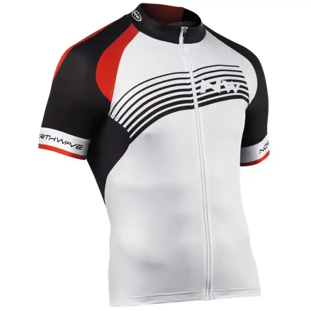 ΜΠΛΟΥΖΑ NORTHWAVE BULLET SS14 - ΜΑΥΡΟ-ΛΕΥΚΟ - MEDIUM