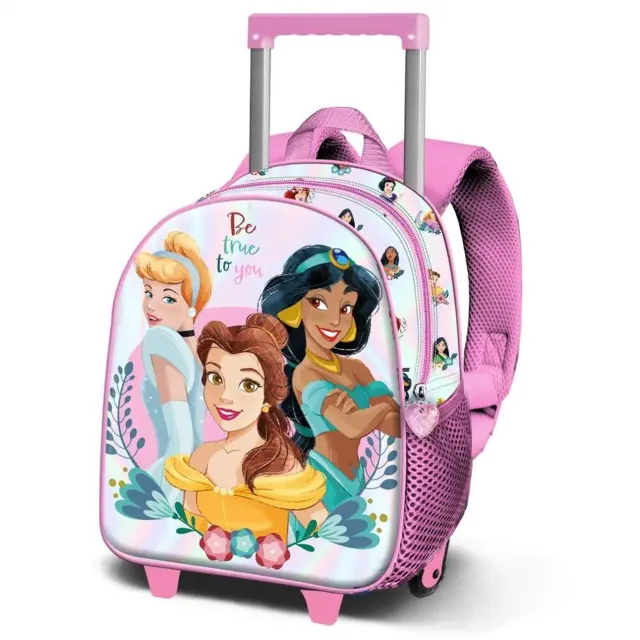 Τσάντα νηπιαγωγείου Disney Princess 3D trolley 31cm