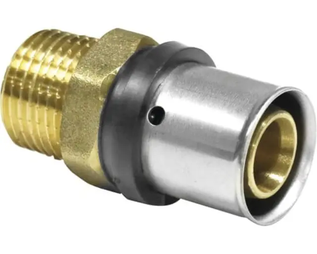 Ρακόρ Αρσενικό PipeTec Press Πολυστρωματικής 40 x 3,5 – 1“