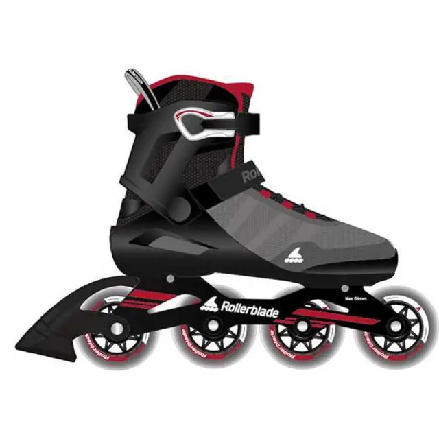 ROLLERBLADE SIRIO 84 Αυξομειούμενα Πατίνια - Μαύρο/Κόκκινο Μαύρο-Κόκκινο - 42