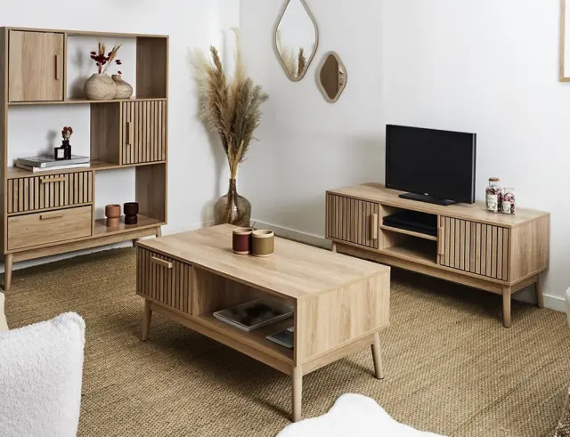 Τραπεζάκι Σαλονιού Klaus Home Deco Factory με διαστάσεις 100x50x43cm HD0089 3