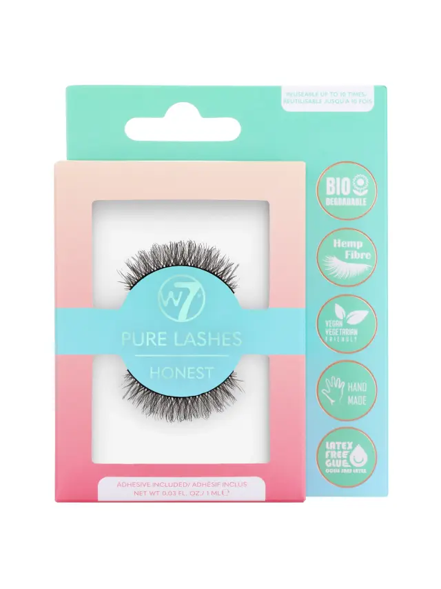 Pure Lashes Biodegradable False Lashes Honest W7