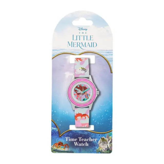 Disney Εκπαιδευτικό Παιδικό Αναλογικό Ρολόι Little Mermaid 2