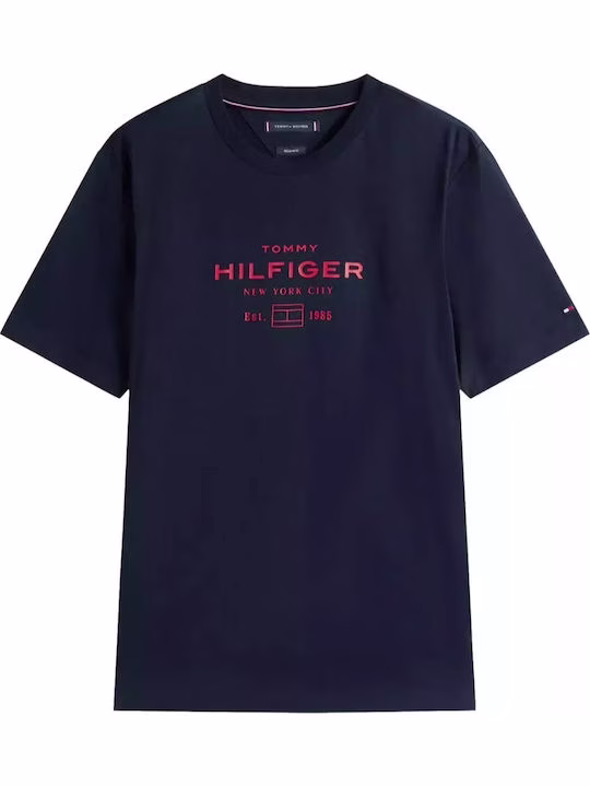Tommy Hilfiger T-shirt Μπλε Desert Sky Μπλε Σκούρο 3