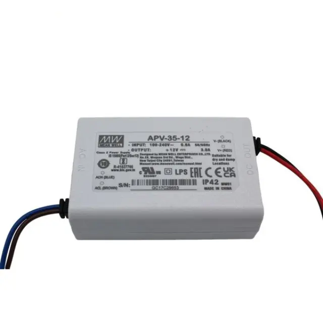 AC-DC Single output LED driver Constant Voltage (CV); Output 12Vdc at 3A 35W