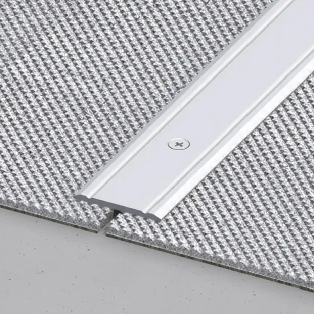 Προφίλ Επίπεδο Μοκέτας Ασημί Αλουμίνιο 30x2mm 1m 3