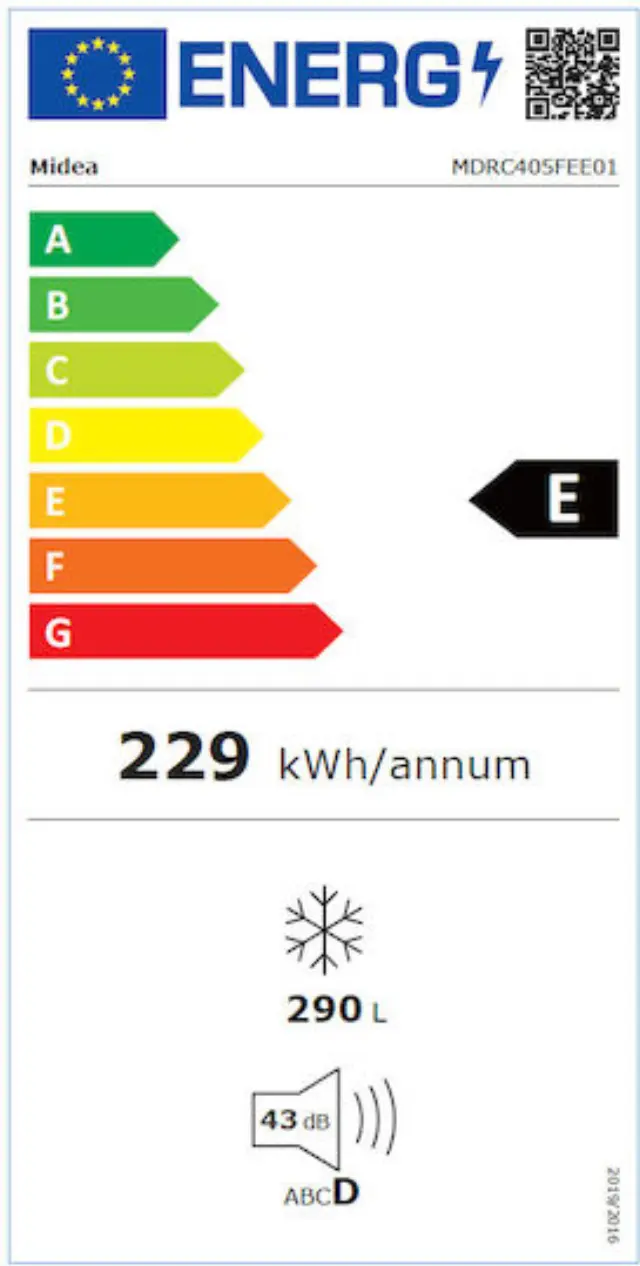 Midea MDRC405FEE01 Καταψύκτης Μπαούλο 290lt 2