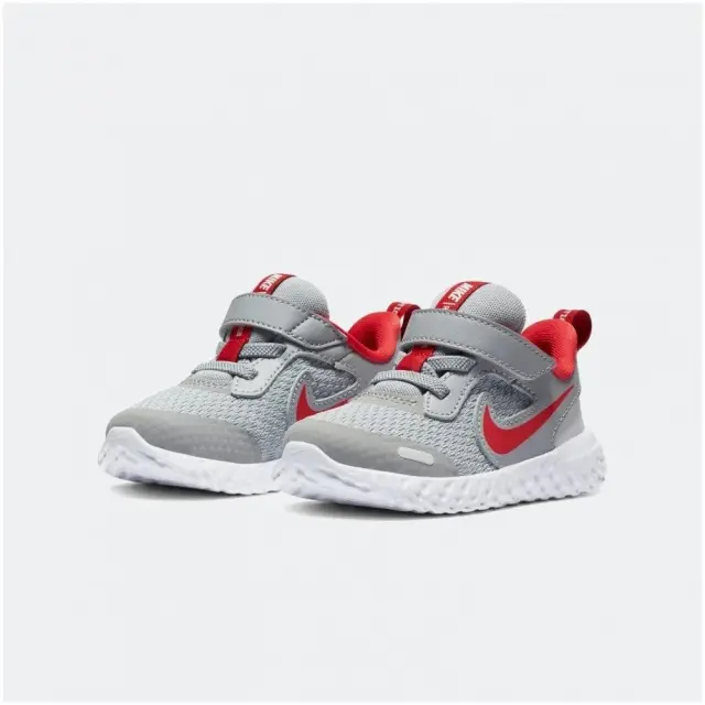 Nike Revolution 5 (TDV) (BQ5673-013) - Γκρί-Κόκκινο - 19.5 2