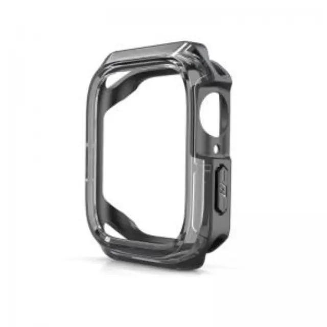 Θήκη TPU & PC Devia Apple Watch 7/ 8/ 9 41mm Shock Proof Sport Φιμέ Μαύρο N62162 2